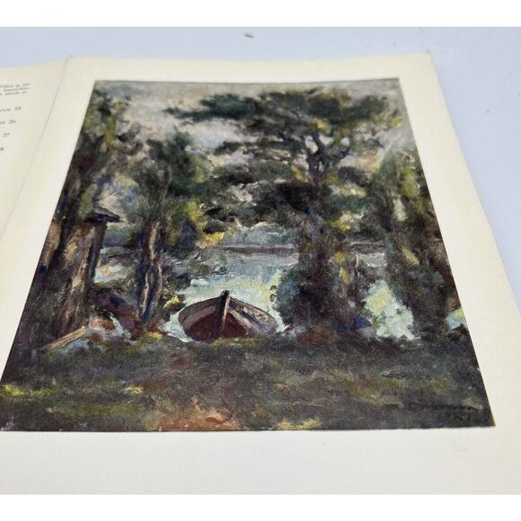 Magazine Nordisk Malerkunst 40 Reproductions Famous Artists Folio 1950 Denmark - Picture 5 of 9